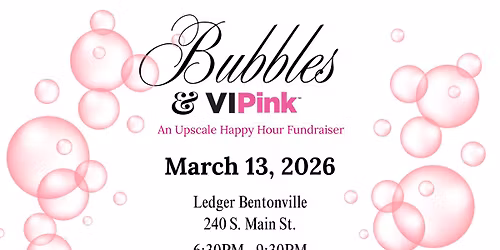 Susan G. Komen Bubbles & VIPink Happy Hour Fundraiser