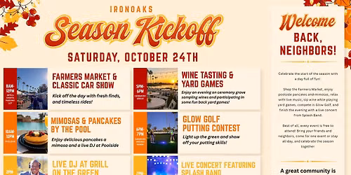 IronOaks Season Kickoff