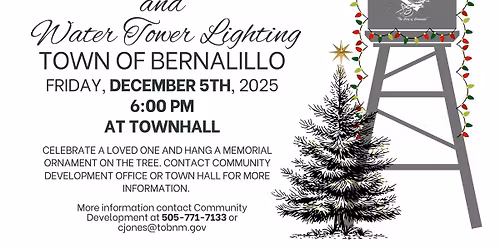 Annual Christmas Tree & Water Tower Lighting