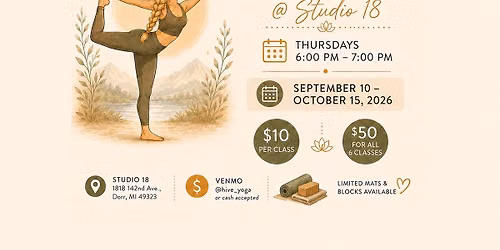 Vinyasa Yoga @ Studio 18