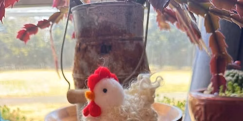 Fluffy Chickens Needle Felting Class 