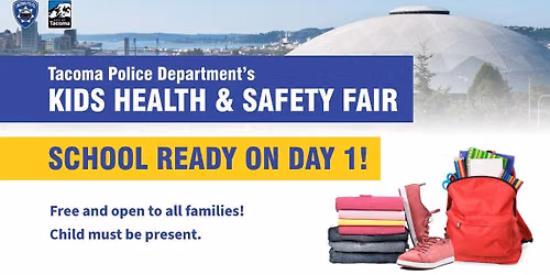 Tacoma Police Kids Health and Safety Fair