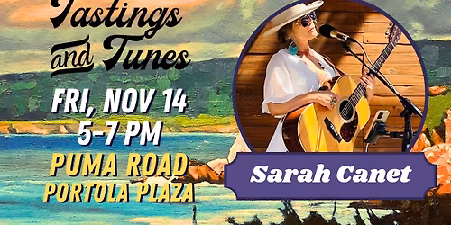 Tastings & Tunes w\/ Sarah Canet
