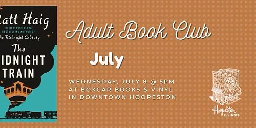 July Book Club - The Midnight Train