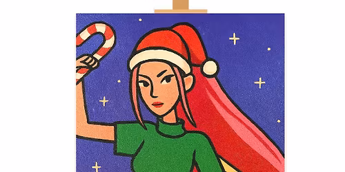 K-Pop Demon Hunters Christmas Inspired Paint \u2019n Sip