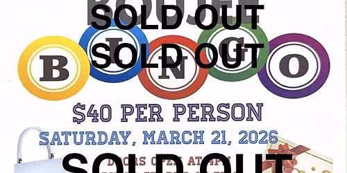 BOUJEE BINGO - SOLD OUT