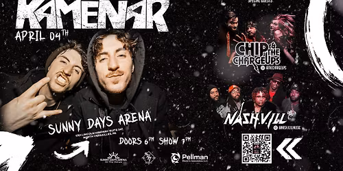 Kamenar with Chip & The Charge Ups + Nash.V.ILL