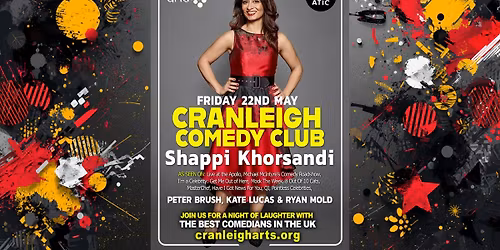 Cranleigh Comedy Club starring Shappi Khorsandi