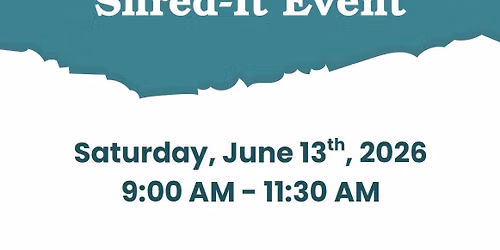 Community Shred Day at Tobias Far Hills