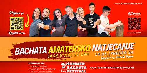 \ud83d\udc83 Bachata Amatersko Natjecanje \ud83d\udd7a| \ud83d\udcc5 14.03. 17 - 19h | \ud83d\udccd Pre\u010dko 2a