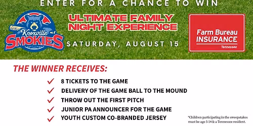 Farm Bureau Insurance of Tennessee - Ultimate Family Night Experience