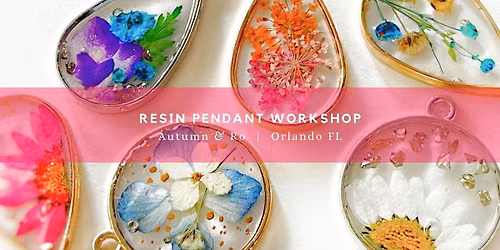 Resin Pendant Workshop: Make Your Own Wearable Art