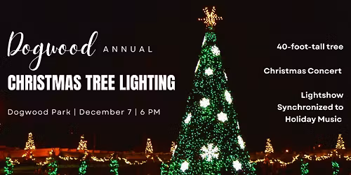 Dogwood Park Annual Tree Lighting