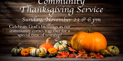 Community Thanksgiving Service