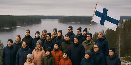 Finlandia-hymnin videokuvaus