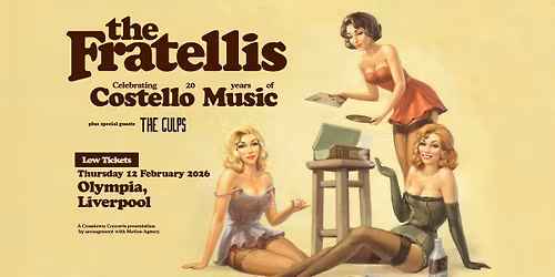 The Fratellis - 20 Years of Costello Music at Olympia, Liverpool