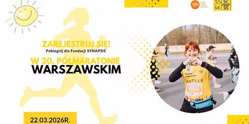 W 20. P\u00f3\u0142maratonie Warszawskim pobiegn\u0119 dla Fundacji SYNAPSIS!
