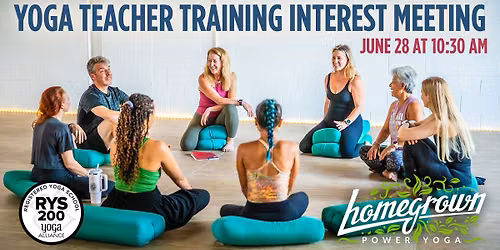 Yoga Teacher & Leadership Training Interest Meeting