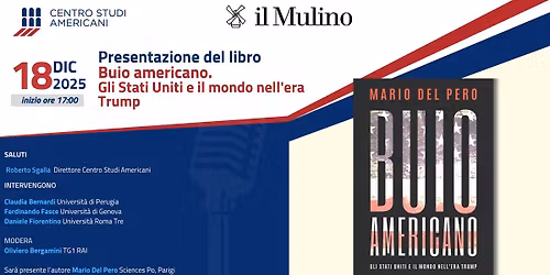 BUIO AMERICANO: GLI STATI UNITI E IL MONDO NELL\u2019ERA TRUMP