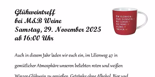 Glühweintreff bei M&B Weine