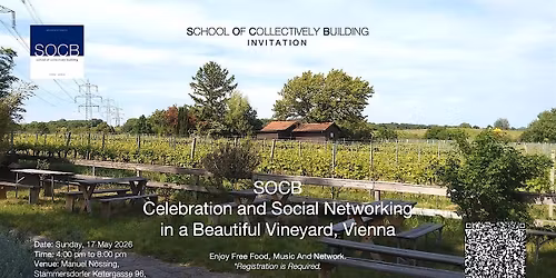 SOCB Celebration and Social Networking in Beautiful Vineyard