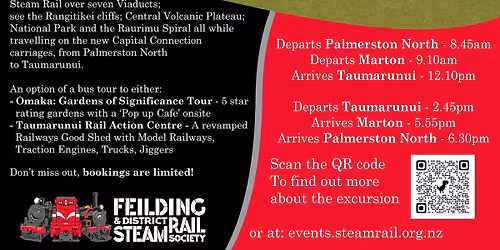 Taumarunui on the Main Trunk Line 2025