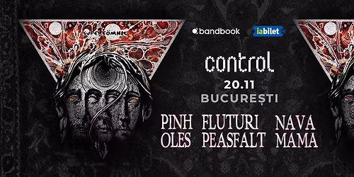 Pinholes, Fluturi pe Asfalt \u0219i Nava Mam\u0103 \u2022 Club Control \u2022 20 noiembrie