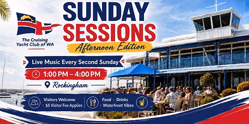 \ud83c\udf0a SUNDAY SESSIONS AT THE CRUISING YACHT CLUB | MAY TO NOVEMBER 2026 \ud83c\udfb6