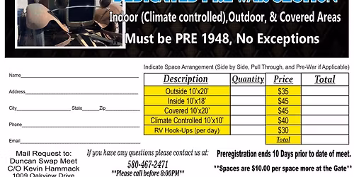 The Duncan Swap Meet