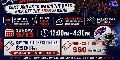 Buffalo Bills Backyard Party