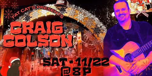 LIVE MUSIC AT FAT CAT'S LAKE GENEVA | CRAIG COLSON DUO