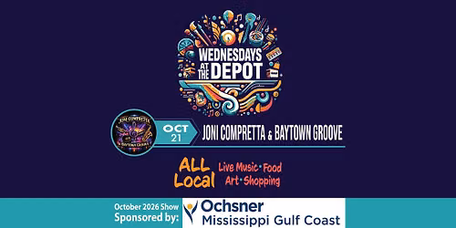 Wednesdays at the Depot featuring Joni Compretta & Baytown Groove