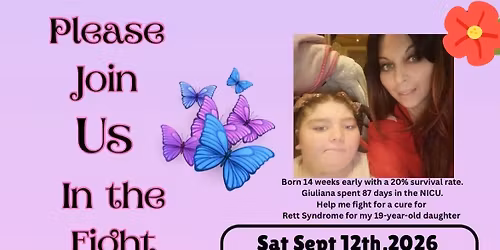 Giuliana Marie Purple Butterfly non-profit fundraiser 