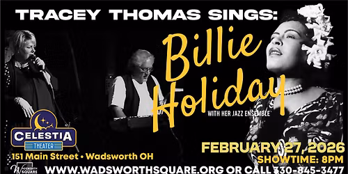 Tracey Thomas Sings: BILLIE HOLIDAY