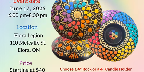 Elora-Rainbow Harmony Dot-Painting Workshop