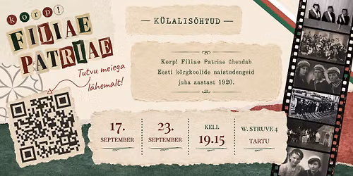Korp! Filiae Patriae s\u00fcgissemestri k\u00fclalis\u00f5htud