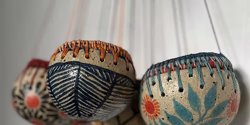 Clay and Woven Plant Holder  Two-part Workshop Series