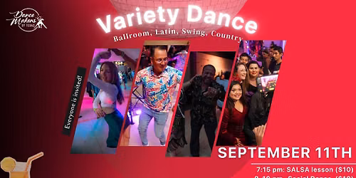 Variety Dance Party - September 11th (Salsa)