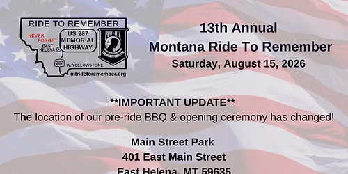 13th Annual Montana Ride to Remember