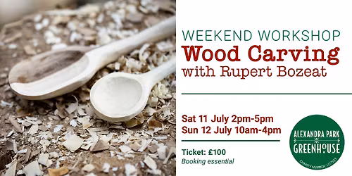 Wood carving with Rupert Bozeat