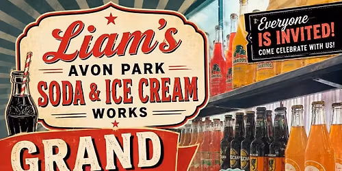 Free Face Paint at Liam's Soda Shop Grand Opening