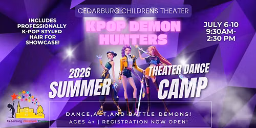 KPOP Demon Hunters Theater Dance Summer Camp