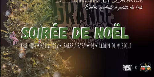 \ud83c\udf84\ud83c\udf85 Soir\u00e9e de No\u00ebl \u00e0 la Grange du Charfait