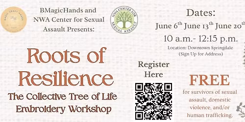 Roots of Resilience- Embroidery Workshop (Bilingual: Spanish & English)