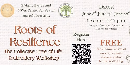 Roots of Resilience- Embroidery Workshop (Bilingual: Spanish & English)