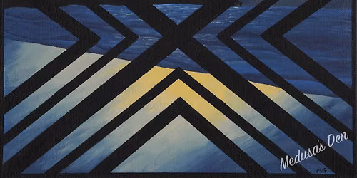 Slingin\u2019 Paint with Moriah - Negative Space