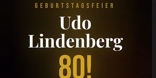 Keine Panik! UDO wird nur 80!