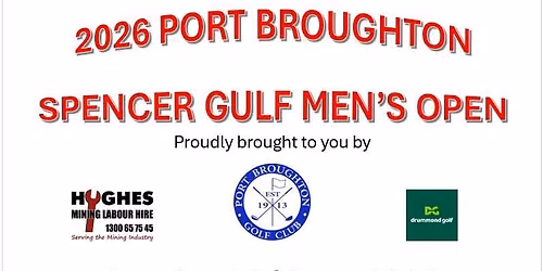 2026 Port Broughton Golf Club Men's Open