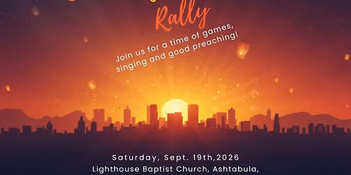 Our Annual Youth Rally