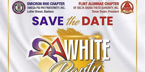 Que Delta White Party